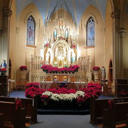 Nativity Bvm Church - This picture is of the main altar in Nativity of the Blessed Virgin Mary Church in Lorain, Ohio.