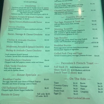 Cambria Cafe - American Near Me - Cambria, California