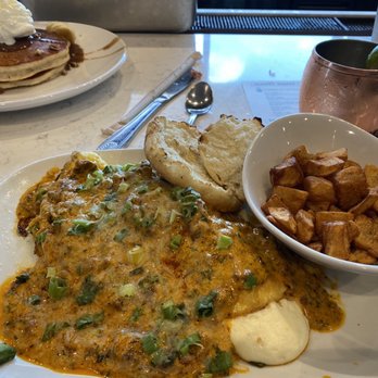 Another Broken Egg Cafe - Baquezo omelette - American Near Me - Austin, Texas Another Broken Egg Cafe - Baquezo omelette - American Near Me - Austin, Texas