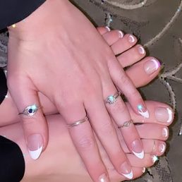French styled nails