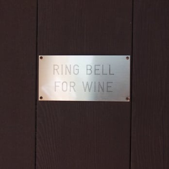 Burgess - Talk about a fancy door bell! :) - Wineries Near Me - Napa, California