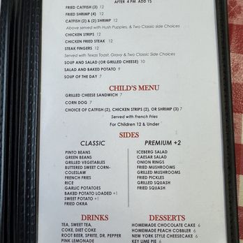 Farm House - Menu - Southern Near Me - Mexia, Texas