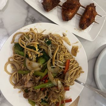 Noodle Nest - Fried Noodles with Cumin Lamb, Chicken Wings - Chinese Near Me - Irvine, California