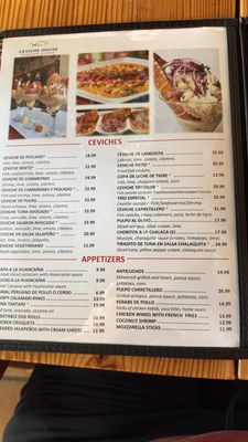 Menu photo 2 Ceviche House Miami Beach, FL
