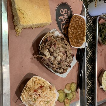 The Smoke Pit - Large pork plate - Barbeque Near Me - Concord, North Carolina