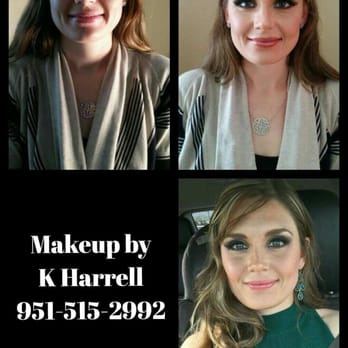 K Harrell - My "before" (completely bare-faced) and final look in green below on the right. - Makeup Artists Near Me K Harrell - My "before" (completely bare-faced) and final look in green below on the right. - Makeup Artists Near Me