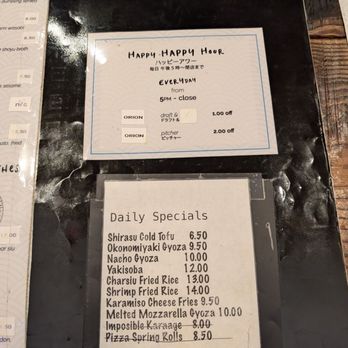 Ramen Manichi - Menu - Ramen Near Me - Honolulu, Hawaii