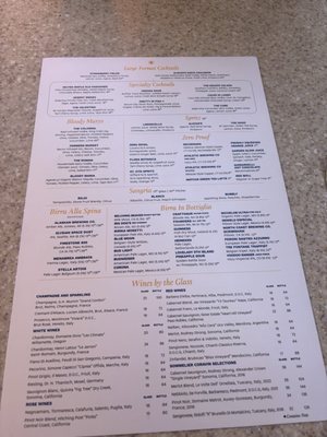 Menu photo 1 Alexxa's Las Vegas, NV