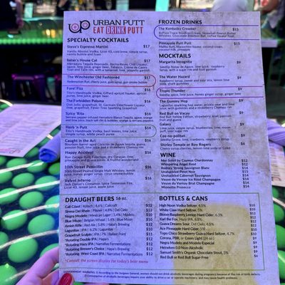 Menu photo 2 Urban Putt San Jose, CA Menu photo 2 Urban Putt San Jose, CA