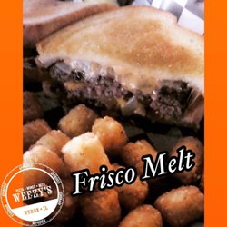 Weezy's Sports Bar & Grill - Frisco Melt #weezys