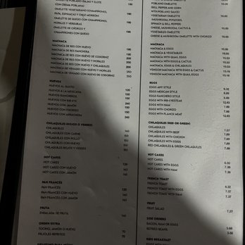 Tapanco - 1/14/23 Menu - Steakhouses Near Me - Rosarito, BCN