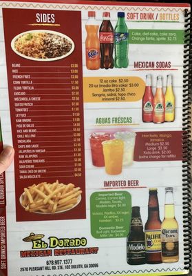 Menu photo 1 El Dorado Duluth, GA Menu photo 1 El Dorado Duluth, GA