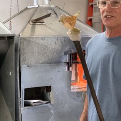 Boyer Glassworks - It only took him maybe five minutes to make this!
