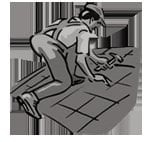 Gutierrez Roofing Company Logo