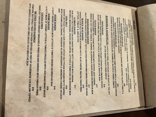 Menu photo 1 Whiskey Kitchen Mt Dora, FL