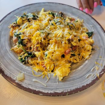 Joanie's Murfreesboro - To go scramble with chicken - New American Near Me - Murfreesboro, Tennessee Joanie's Murfreesboro - To go scramble with chicken - New American Near Me - Murfreesboro, Tennessee
