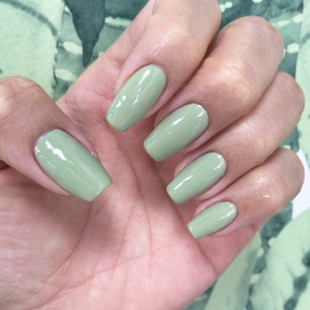 Emblush Beaute - I got the matcha color - Nail Salons Near Me - Pasadena, California