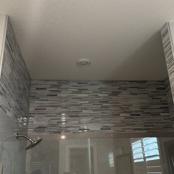 Hung Hsi Stone Center - Tile work added above my quartz shower. - Kitchen & Bath Near Me - Pittsburg, California Hung Hsi Stone Center - Tile work added above my quartz shower. - Kitchen & Bath Near Me - Pittsburg, California