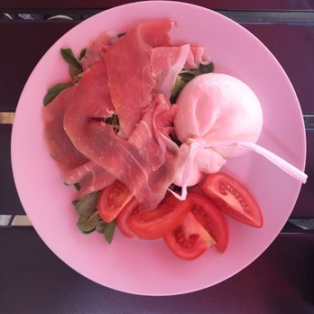 Cafè Stendhal - Burrata salad with arugula and prosciutto and tomato - Coffee & Tea Near Me - Milan, Michigan