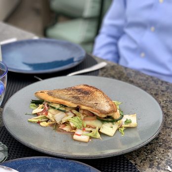 The Rooftop - Seared red snapper - good, a little heavy on the fish sauce - Asian Fusion Near Me - Beverly Hills, California The Rooftop - Seared red snapper - good, a little heavy on the fish sauce - Asian Fusion Near Me - Beverly Hills, California
