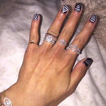 The Nail Company - My Tribal gel design manicure by the talented Emma - Nail Salons Near Me - Indianapolis, Indiana The Nail Company - My Tribal gel design manicure by the talented Emma - Nail Salons Near Me - Indianapolis, Indiana