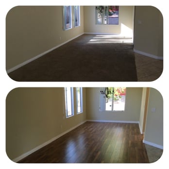 Kwest Flooring Services - Before and after picture. - Flooring Near Me - San Diego, California Kwest Flooring Services - Before and after picture. - Flooring Near Me - San Diego, California