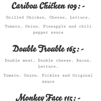 Burgers & Beers - Part 2 of menu - Burgers Near Me - Uppsala, C