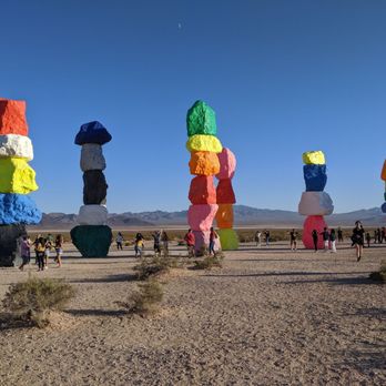 Seven Magic Mountains - Public Art Near Me - Las Vegas, Nevada Seven Magic Mountains - Public Art Near Me - Las Vegas, Nevada