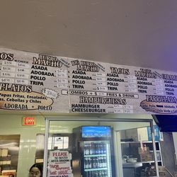 El Burron - Menu