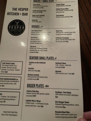 Menu photo 7 The Vesper Rochester, NY