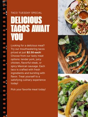 Menu photo 2 4th Street Tacos Hattiesburg, MS