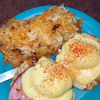Kountry Style Kitchen Restaurant - Eggs Benedict with hash browns - Breakfast & Brunch Near Me - Ewa Beach, Hawaii