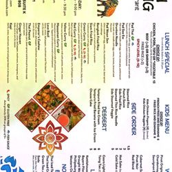 Koh Chang Thai Restaurant - Menu as of 10/23