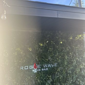 Rogue Wave Wine Bar - Sign - Wine Bars Near Me - New Smyrna Beach, Florida