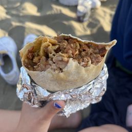 Al pastor super burrito Al pastor super burrito