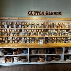 The Spice & Tea Exchange - 1st wall. Spices. Yummm
