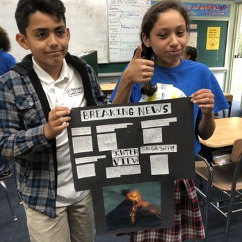 St. Bernard Catholic School - Dual Language Immersion - Some of our 6th graders reporting on the volcano explosion in Hawaii - Elementary Schools Near Me - Los Angeles, California St. Bernard Catholic School - Dual Language Immersion - Some of our 6th graders reporting on the volcano explosion in Hawaii - Elementary Schools Near Me - Los Angeles, California