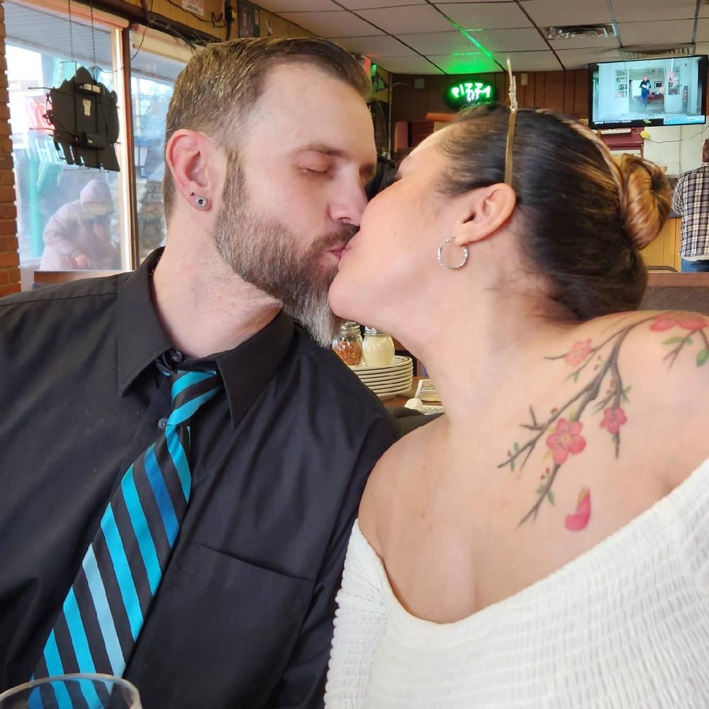 After wedding dinner at our favorite restaurant! After wedding dinner at our favorite restaurant!