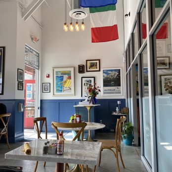 Immigrant Son Caffe - The first inside seating area - New American Near Me - Ventura, California