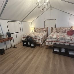 Glamping tent