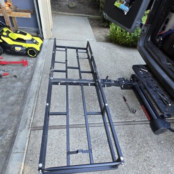 Chimba's Mobile Welding Services - The customer needed his bike mount more reinforced, so he made sure to weld it and penetrate both metals together for stronger hold - Mobile Home Repair Near Me