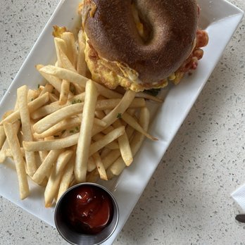 Donostia - Everything bagel (bacon egg and cheese) - Tapas Bars Near Me - San Juan, Puerto Rico