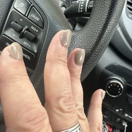 Poor quality SNS manicure Poor quality SNS manicure
