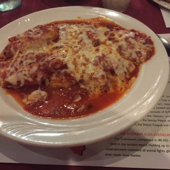 Giovanni's - Pasta sampler with 2 ravioli, 2 manicotti and 2 stuffed shells. Delicious! - New American Near Me - Palm Bch Gdns, Florida Giovanni's - Pasta sampler with 2 ravioli, 2 manicotti and 2 stuffed shells. Delicious! - New American Near Me - Palm Bch Gdns, Florida