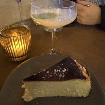 Marlena - Basque cheesecake and Vaquero cocktail - Coffee & Tea Near Me - Long Beach, California