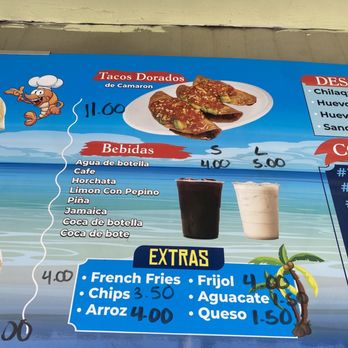 La Palapa Sinaloense - Menu - Seafood Near Me - Los Angeles, California