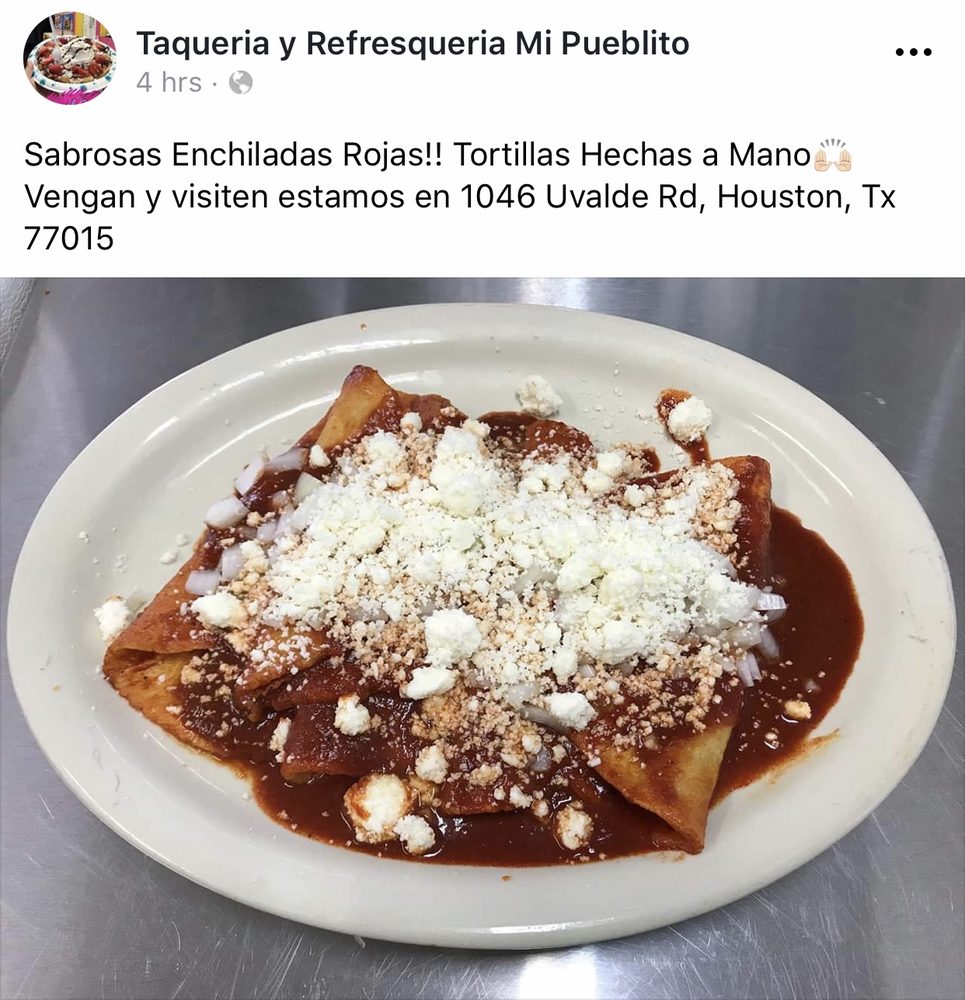 TAQUERIA Y REFRESQUERIA MI PUEBLITO 1046 Uvalde Rd, Houston, Texas