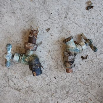 Hinton's Handyman - Old rotted spigots - Handyman Near Me Hinton's Handyman - Old rotted spigots - Handyman Near Me