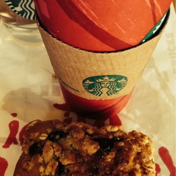 Starbucks - Gem-break: Venti, black Veranda blonde coffee, H2O & a warmed, reduced-fat, berry coffee cake: berrylicious! - Coffee & Tea Near Me - Orland Park, Illinois