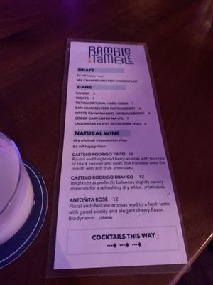 Menu photo 2 Ramble Tamble Bellingham, WA Menu photo 2 Ramble Tamble Bellingham, WA